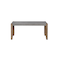 Alaterre Furniture Newport 40"L Faux Concrete Bench ANNP0371 - alternate 1